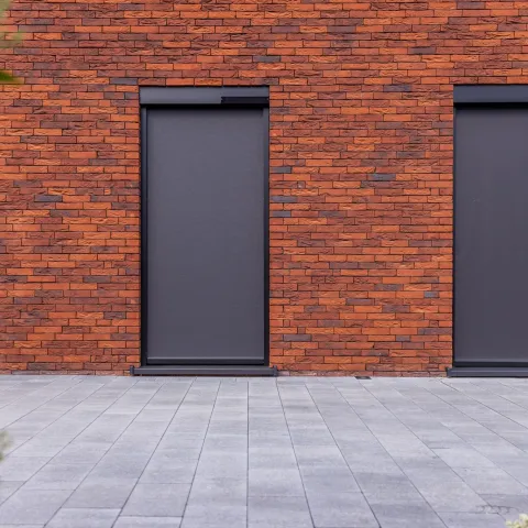 Solar screens rolluik op zonne-energie