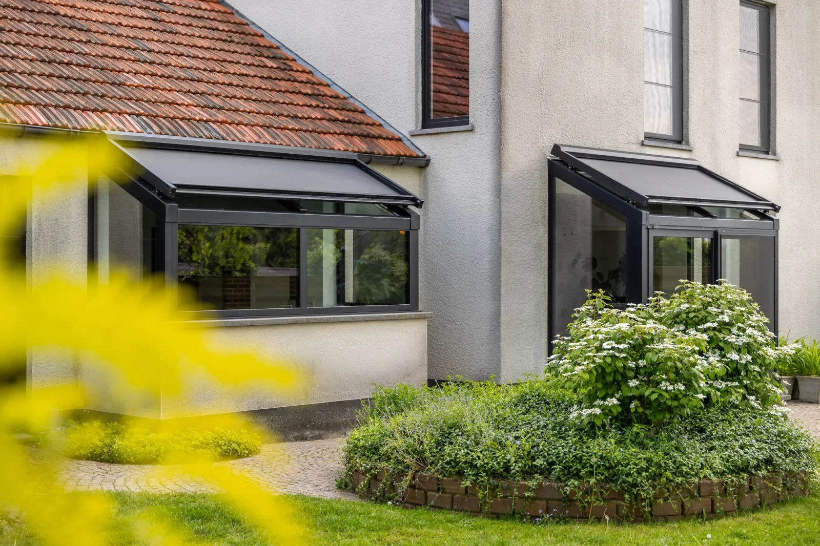 Natural light indoors with protection from solar heat