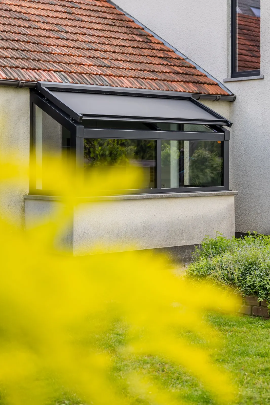 Natural light indoors with protection from solar heat