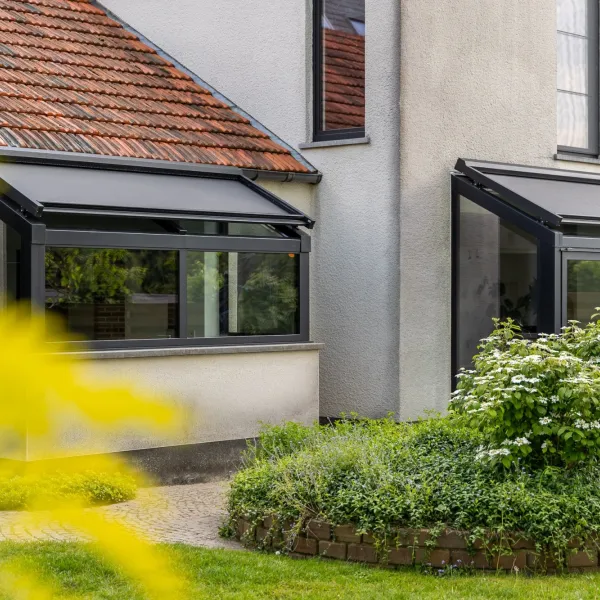 Natural light indoors with protection from solar heat
