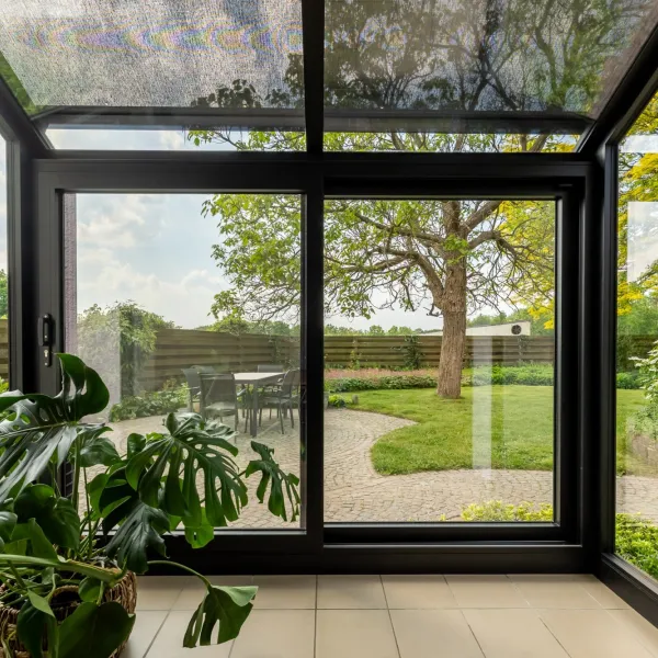 Natural light indoors with protection from solar heat